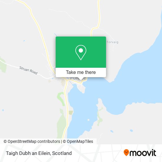 Taigh Dubh an Eilein map