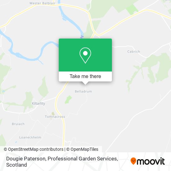 Dougie Paterson, Professional Garden Services map