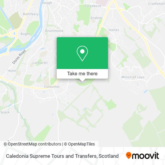 Caledonia Supreme Tours and Transfers map