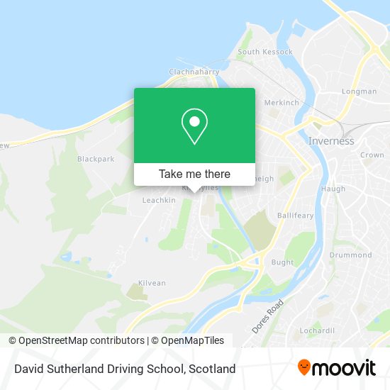 David Sutherland Driving School map