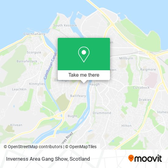 Inverness Area Gang Show map