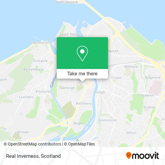 Real Inverness map