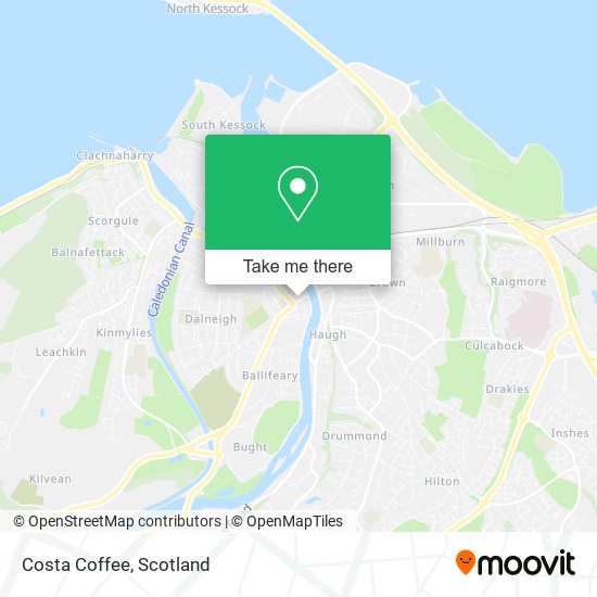 Costa Coffee map