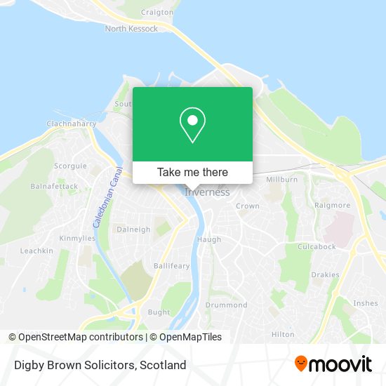 Digby Brown Solicitors map