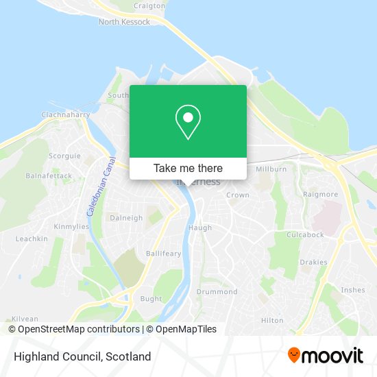 Highland Council map