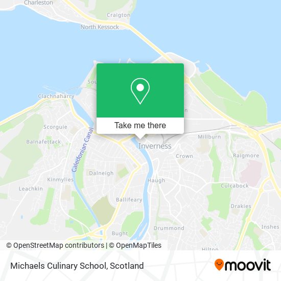 Michaels Culinary School map