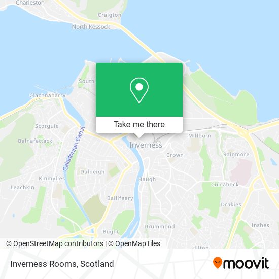 Inverness Rooms map