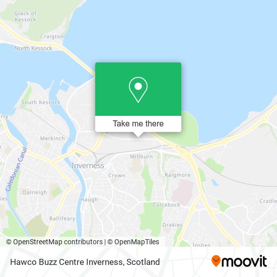 Hawco Buzz Centre Inverness map