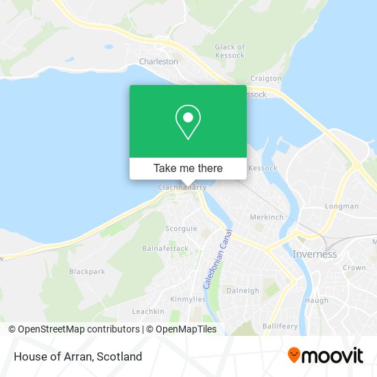 House of Arran map