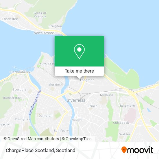 ChargePlace Scotland map