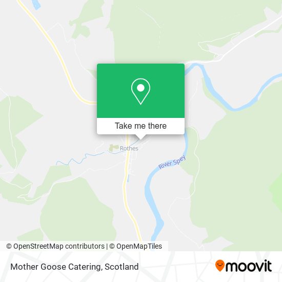 Mother Goose Catering map