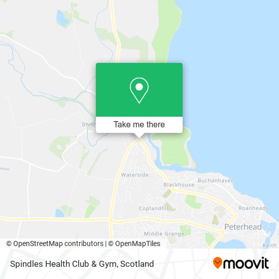 Spindles Health Club & Gym map