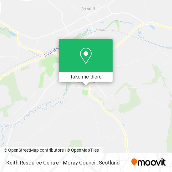 Keith Resource Centre - Moray Council map