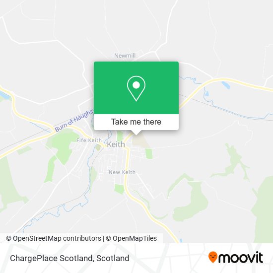 ChargePlace Scotland map