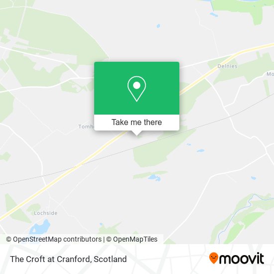The Croft at Cranford map