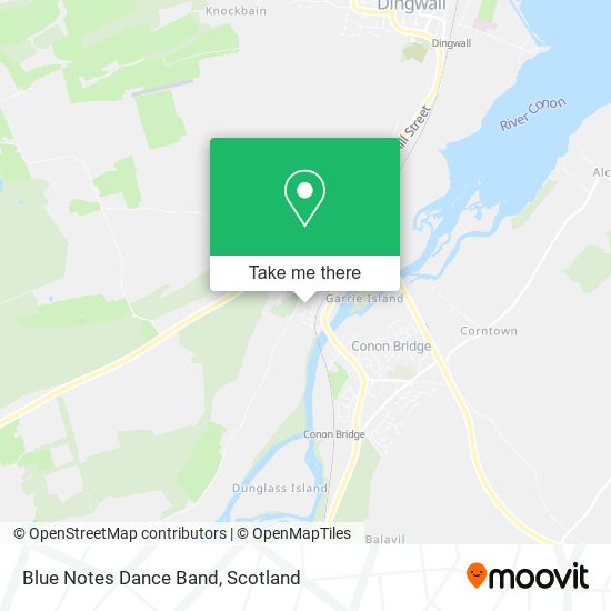 Blue Notes Dance Band map
