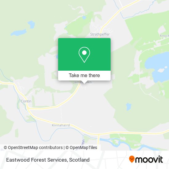 Eastwood Forest Services map