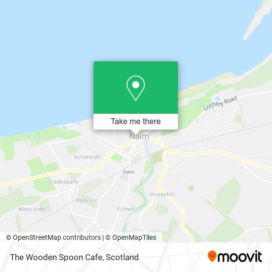 The Wooden Spoon Cafe map