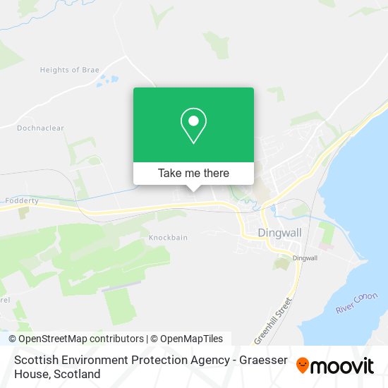 Scottish Environment Protection Agency - Graesser House map