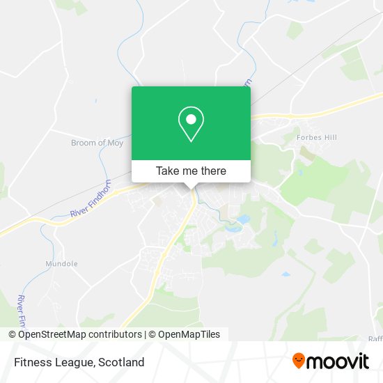 Fitness League map