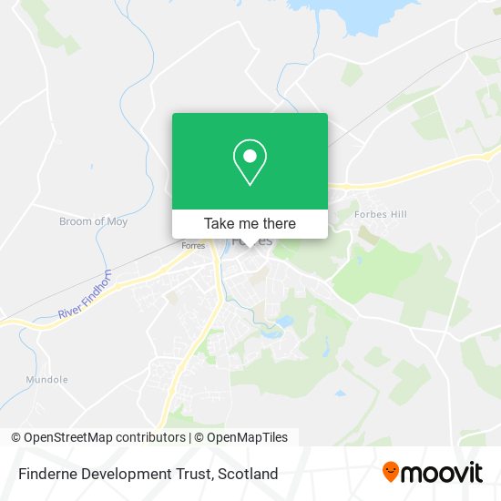 Finderne Development Trust map