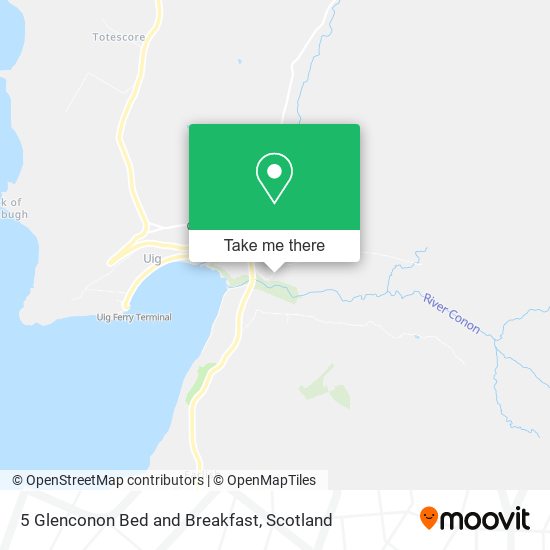 5 Glenconon Bed and Breakfast map
