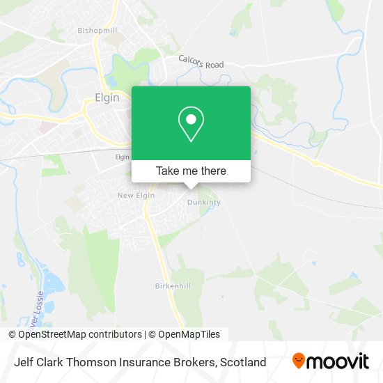 Jelf Clark Thomson Insurance Brokers map