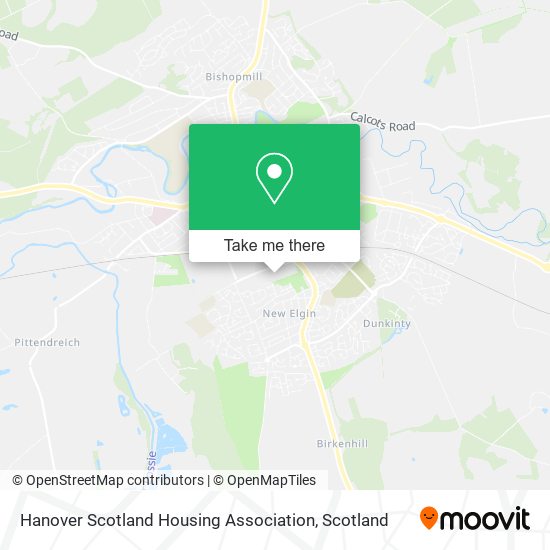 Hanover Scotland Housing Association map