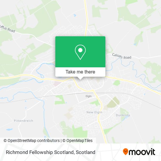 Richmond Fellowship Scotland map