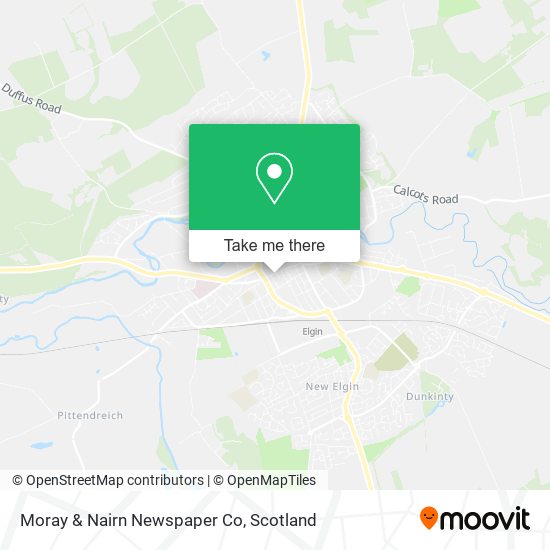 Moray & Nairn Newspaper Co map