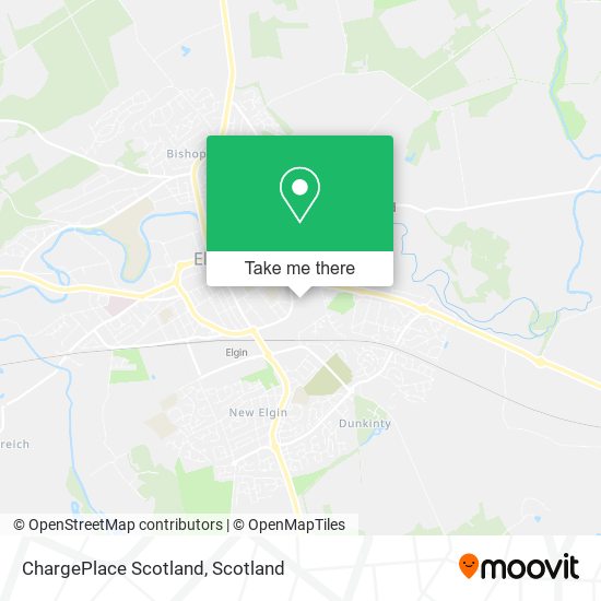 ChargePlace Scotland map