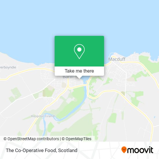 The Co-Operative Food map