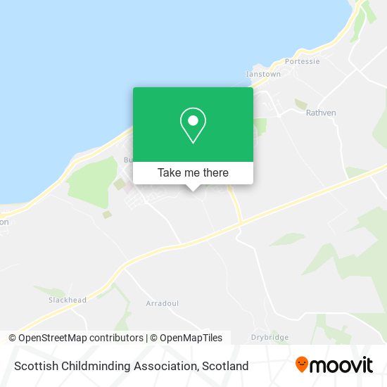 Scottish Childminding Association map