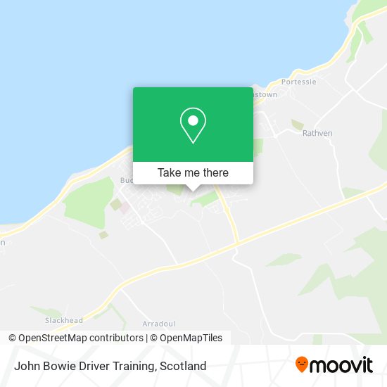 John Bowie Driver Training map