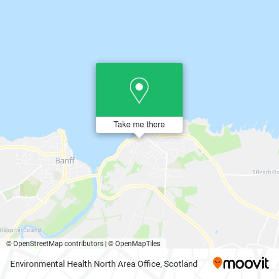 Environmental Health North Area Office map