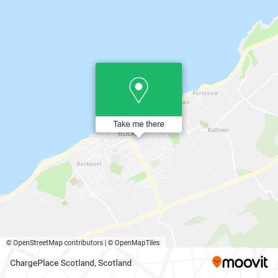 ChargePlace Scotland map