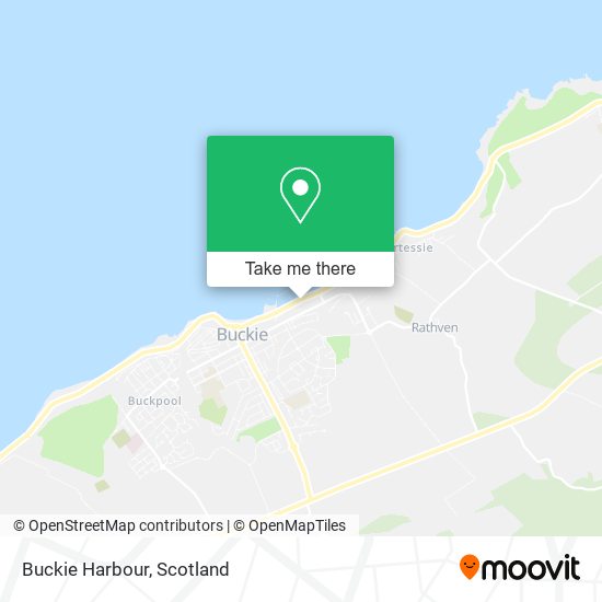 Buckie Harbour map