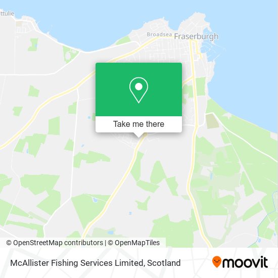 McAllister Fishing Services Limited map