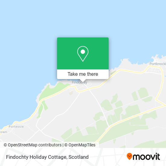 Findochty Holiday Cottage map