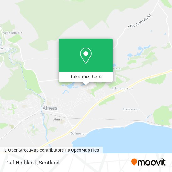 Caf Highland map