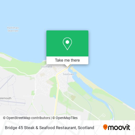 Bridge 45 Steak & Seafood Restaurant map