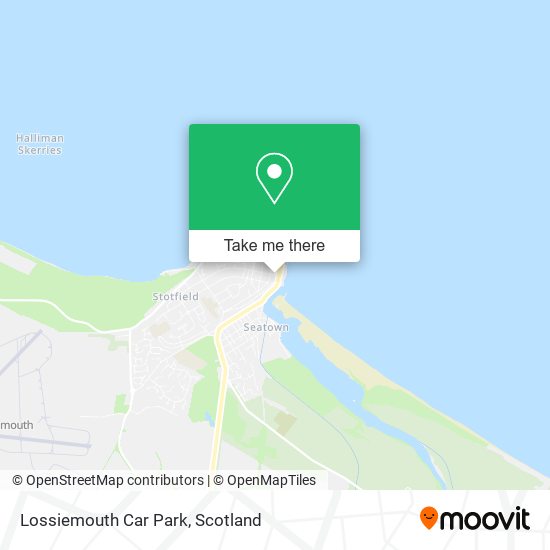 Lossiemouth Car Park map