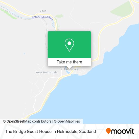 The Bridge Guest House in Helmsdale map