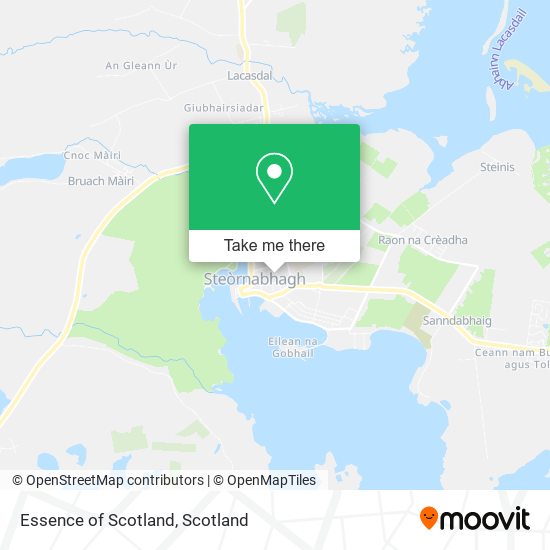 Essence of Scotland map