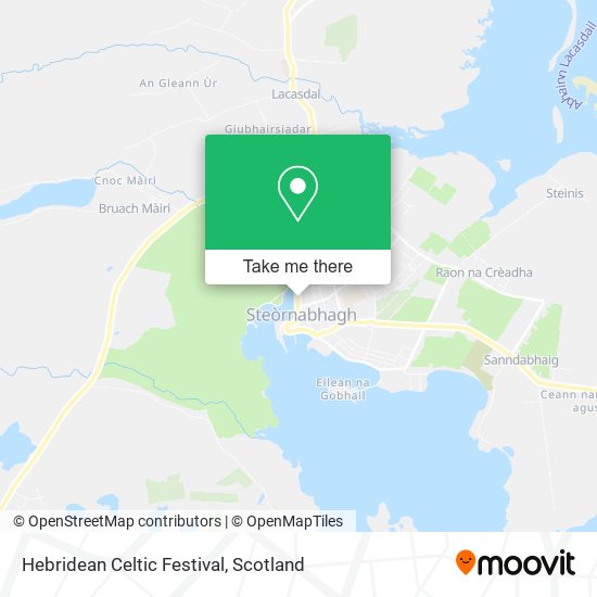 Hebridean Celtic Festival map