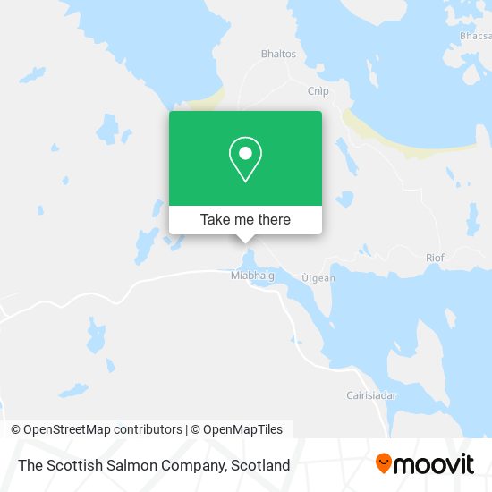 The Scottish Salmon Company map