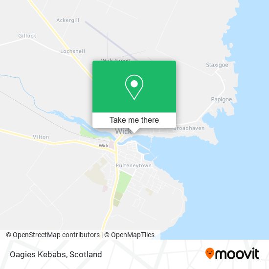 Oagies Kebabs map