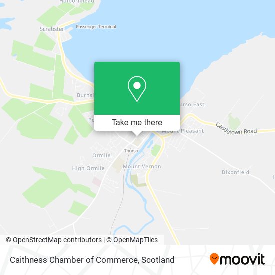 Caithness Chamber of Commerce map