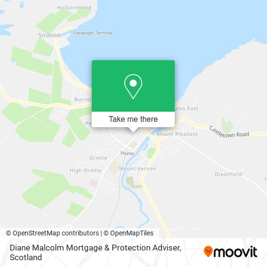 Diane Malcolm Mortgage & Protection Adviser map