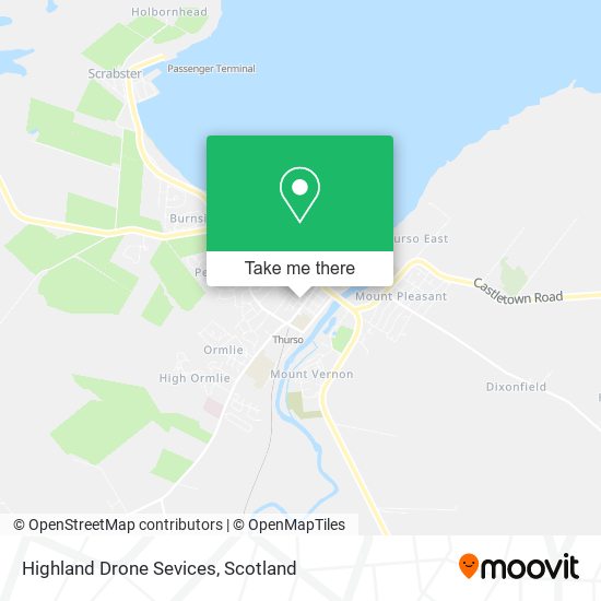 Highland Drone Sevices map